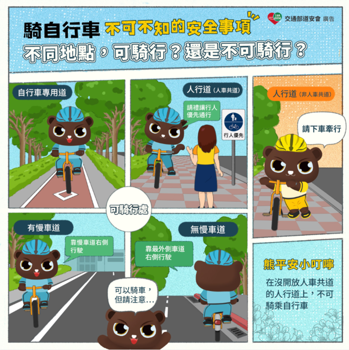 自行車騎行規定圖片