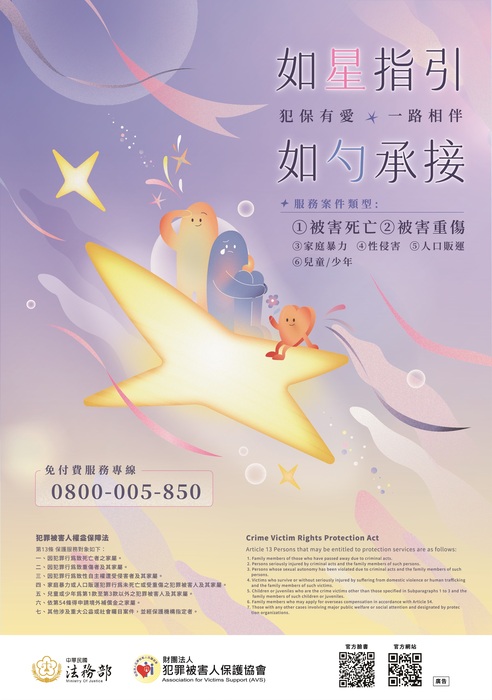 犯罪受害人保護海報